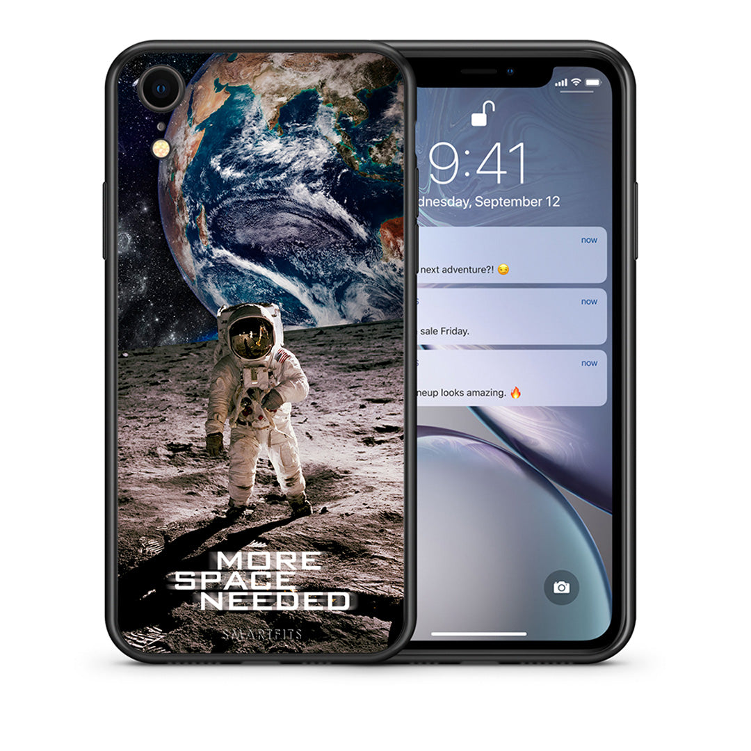 Θήκη iPhone XR More Space από τη Smartfits με σχέδιο στο πίσω μέρος και μαύρο περίβλημα | iPhone XR More Space case with colorful back and black bezels