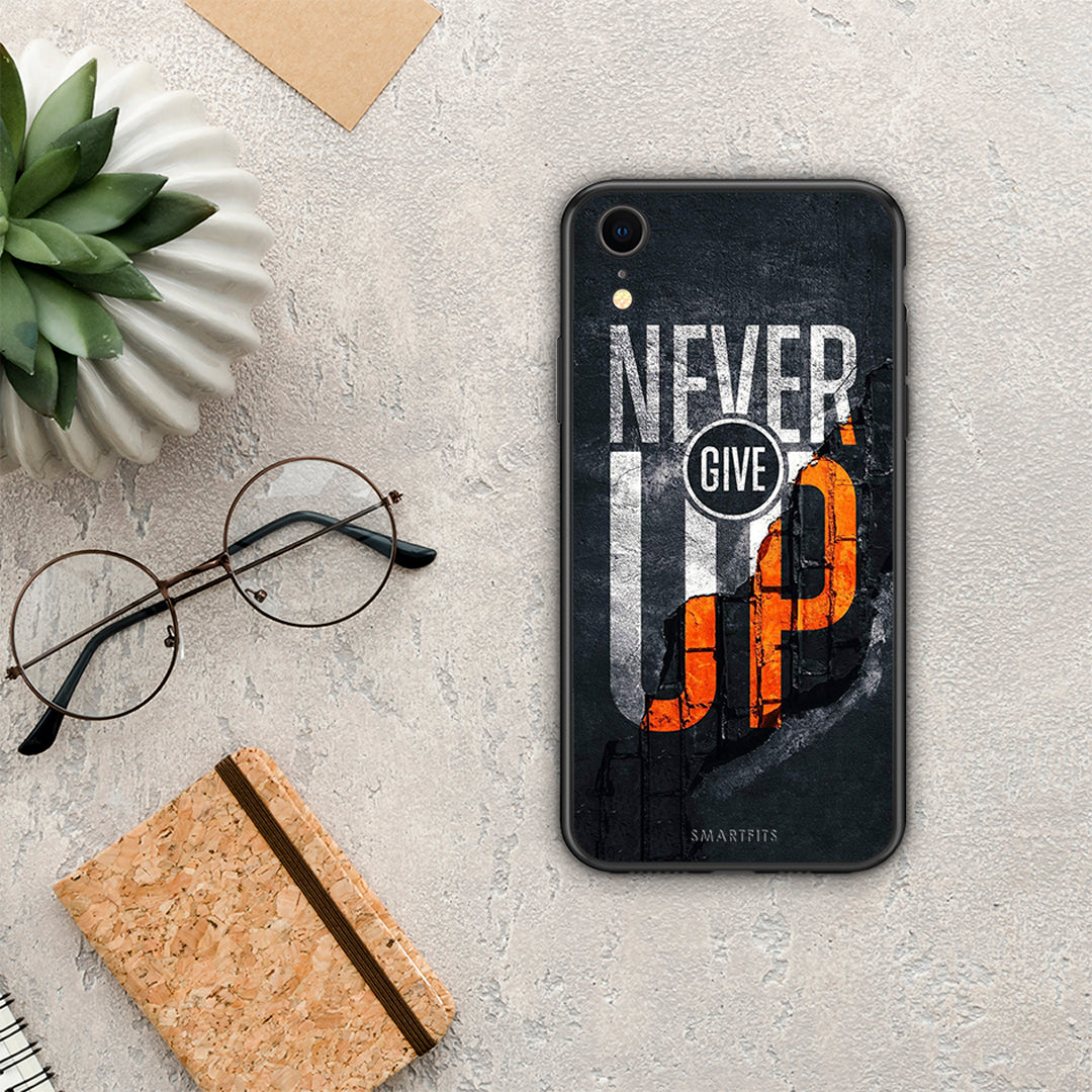 Never Give Up - iPhone XR θήκη