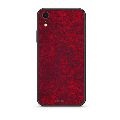 iphone xr Paisley Cashmere θήκη από τη Smartfits με σχέδιο στο πίσω μέρος και μαύρο περίβλημα | Smartphone case with colorful back and black bezels by Smartfits