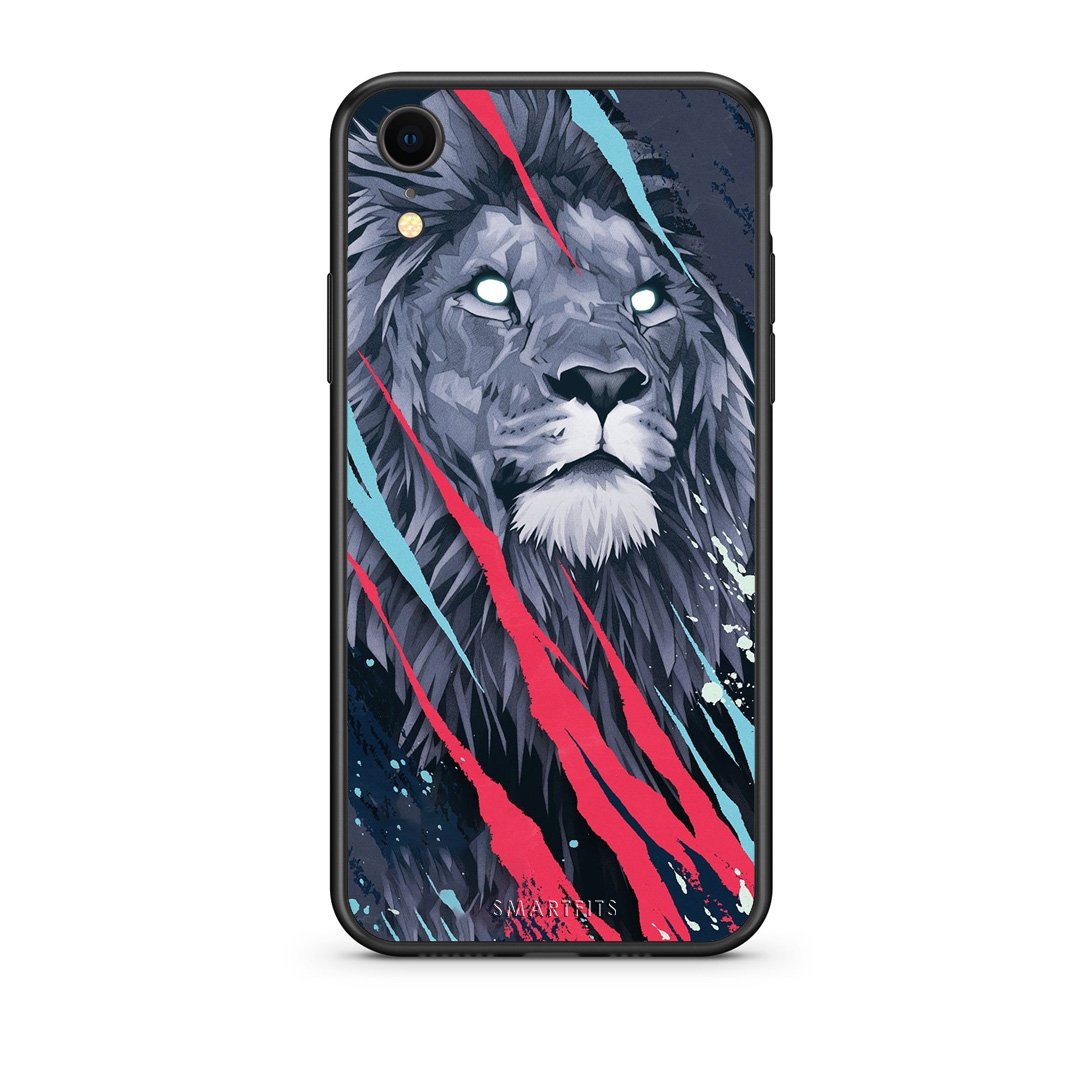 4 - iphone xr Lion Designer PopArt case, cover, bumper