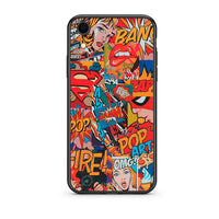 Thumbnail for iphone xr PopArt OMG θήκη από τη Smartfits με σχέδιο στο πίσω μέρος και μαύρο περίβλημα | Smartphone case with colorful back and black bezels by Smartfits