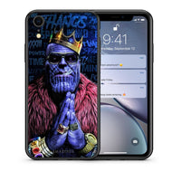 Thumbnail for Θήκη iPhone XR Thanos PopArt από τη Smartfits με σχέδιο στο πίσω μέρος και μαύρο περίβλημα | iPhone XR Thanos PopArt case with colorful back and black bezels