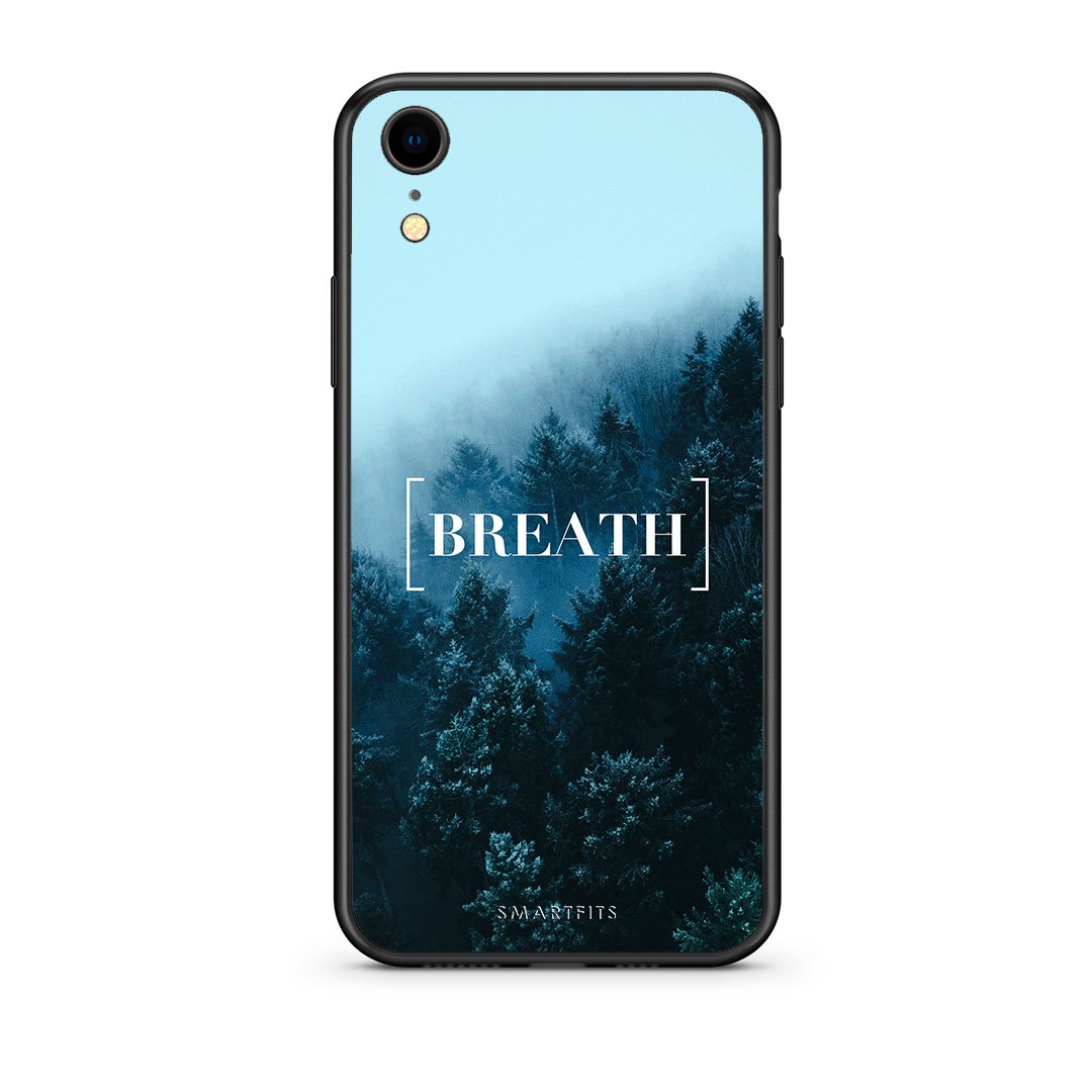 4 - iphone xr Breath Quote case, cover, bumper