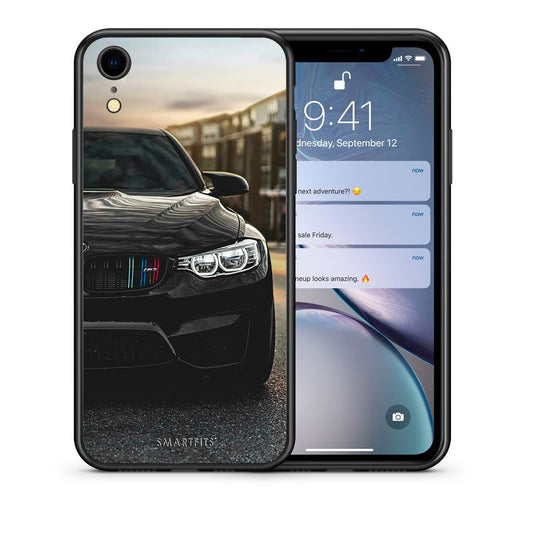 Θήκη iPhone XR M3 Racing από τη Smartfits με σχέδιο στο πίσω μέρος και μαύρο περίβλημα | iPhone XR M3 Racing case with colorful back and black bezels