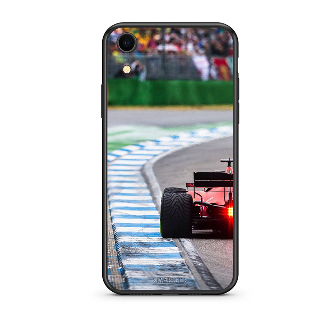 iphone xr Racing Vibes θήκη από τη Smartfits με σχέδιο στο πίσω μέρος και μαύρο περίβλημα | Smartphone case with colorful back and black bezels by Smartfits