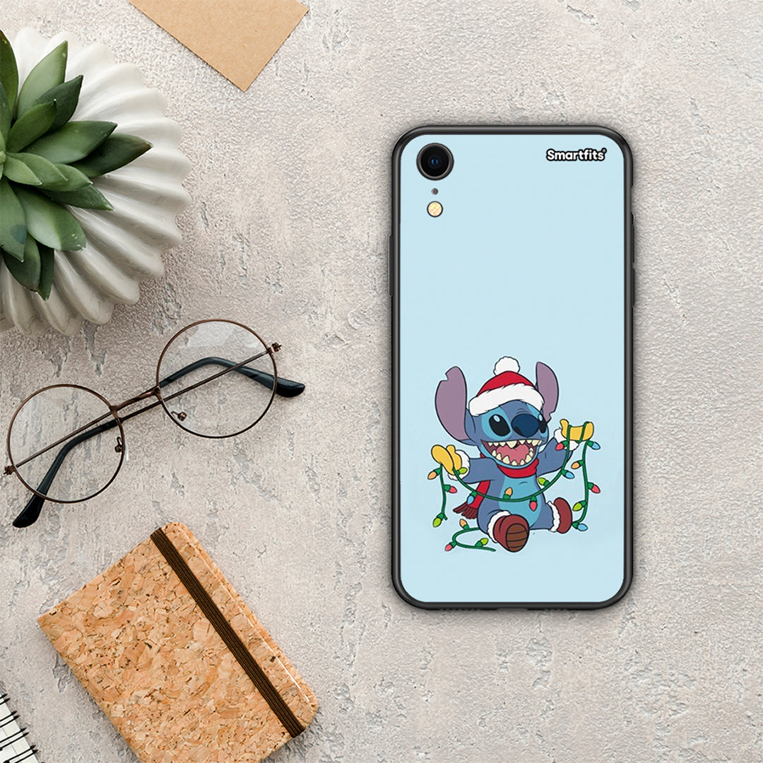 Santa Stich - iPhone XR θήκη