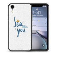 Thumbnail for Θήκη iPhone XR Sea You από τη Smartfits με σχέδιο στο πίσω μέρος και μαύρο περίβλημα | iPhone XR Sea You case with colorful back and black bezels