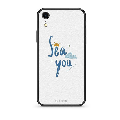 iphone xr Sea You Θήκη από τη Smartfits με σχέδιο στο πίσω μέρος και μαύρο περίβλημα | Smartphone case with colorful back and black bezels by Smartfits