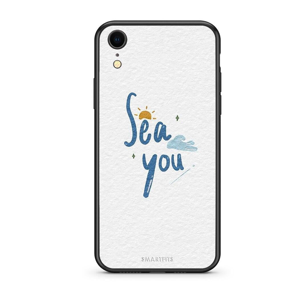 iphone xr Sea You Θήκη από τη Smartfits με σχέδιο στο πίσω μέρος και μαύρο περίβλημα | Smartphone case with colorful back and black bezels by Smartfits
