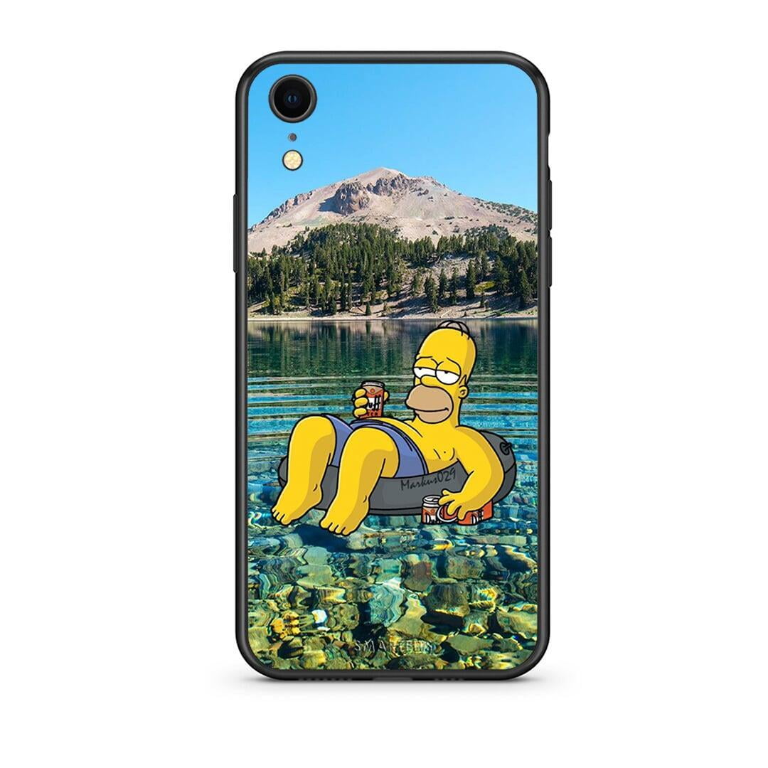 iphone xr Summer Happiness Θήκη από τη Smartfits με σχέδιο στο πίσω μέρος και μαύρο περίβλημα | Smartphone case with colorful back and black bezels by Smartfits