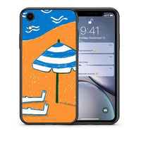 Thumbnail for Θήκη iPhone XR Summering από τη Smartfits με σχέδιο στο πίσω μέρος και μαύρο περίβλημα | iPhone XR Summering case with colorful back and black bezels