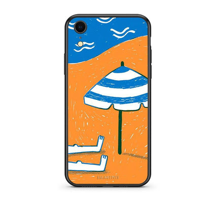 iphone xr Summering Θήκη από τη Smartfits με σχέδιο στο πίσω μέρος και μαύρο περίβλημα | Smartphone case with colorful back and black bezels by Smartfits