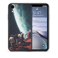 Thumbnail for Θήκη iPhone XR Surreal View από τη Smartfits με σχέδιο στο πίσω μέρος και μαύρο περίβλημα | iPhone XR Surreal View case with colorful back and black bezels