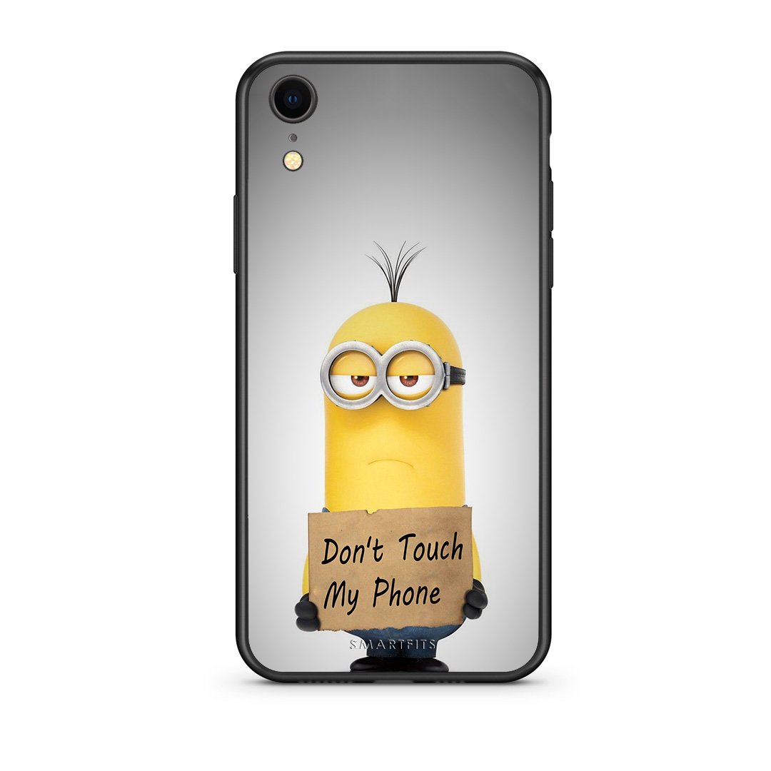 4 - iphone xr Minion Text case, cover, bumper