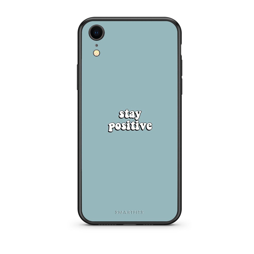 4 - iphone xr Positive Text case, cover, bumper