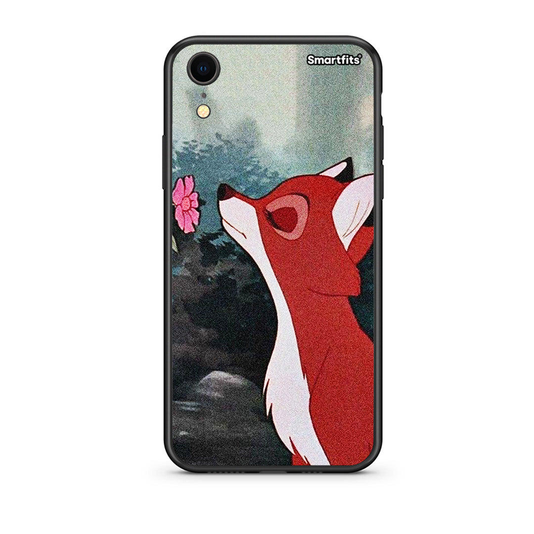 iphone xr Tod And Vixey Love 2 θήκη από τη Smartfits με σχέδιο στο πίσω μέρος και μαύρο περίβλημα | Smartphone case with colorful back and black bezels by Smartfits