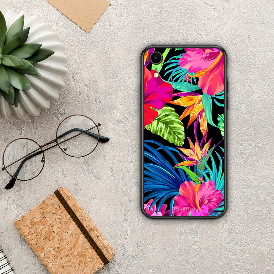 Tropical Flowers - iPhone XR θήκη