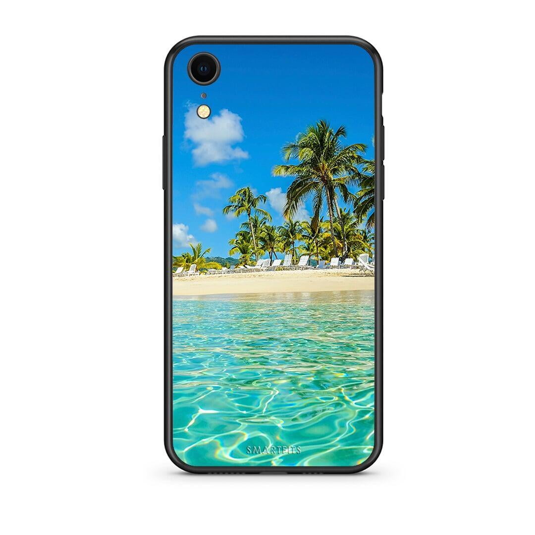 iphone xr Tropical Vibes Θήκη από τη Smartfits με σχέδιο στο πίσω μέρος και μαύρο περίβλημα | Smartphone case with colorful back and black bezels by Smartfits