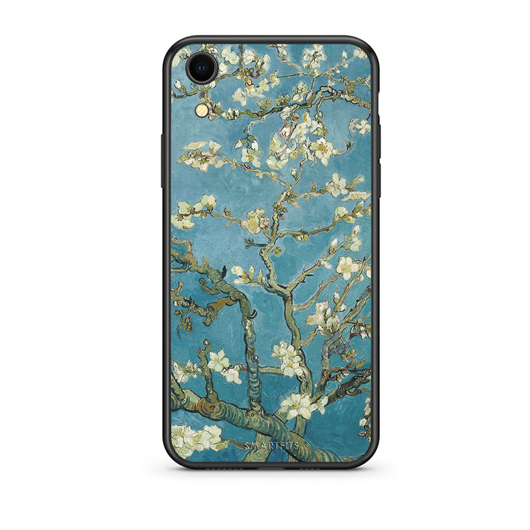 iphone xr White Blossoms θήκη από τη Smartfits με σχέδιο στο πίσω μέρος και μαύρο περίβλημα | Smartphone case with colorful back and black bezels by Smartfits