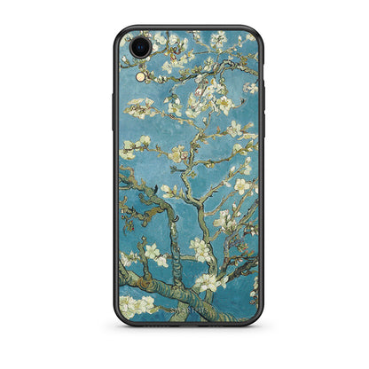 iphone xr White Blossoms θήκη από τη Smartfits με σχέδιο στο πίσω μέρος και μαύρο περίβλημα | Smartphone case with colorful back and black bezels by Smartfits