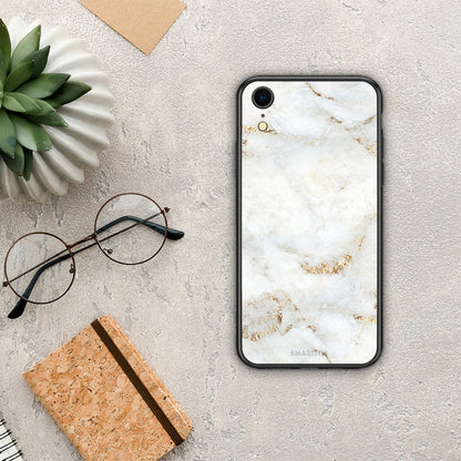 White Gold Marble - iPhone XR θήκη