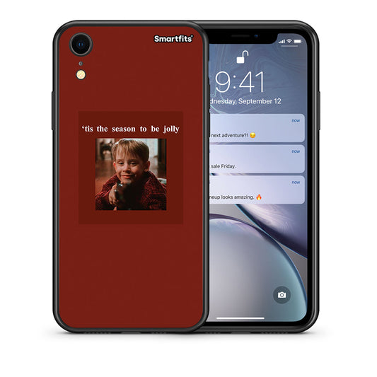 Θήκη iPhone XR Xmas Ultimate Spirit από τη Smartfits με σχέδιο στο πίσω μέρος και μαύρο περίβλημα | iPhone XR Xmas Ultimate Spirit case with colorful back and black bezels