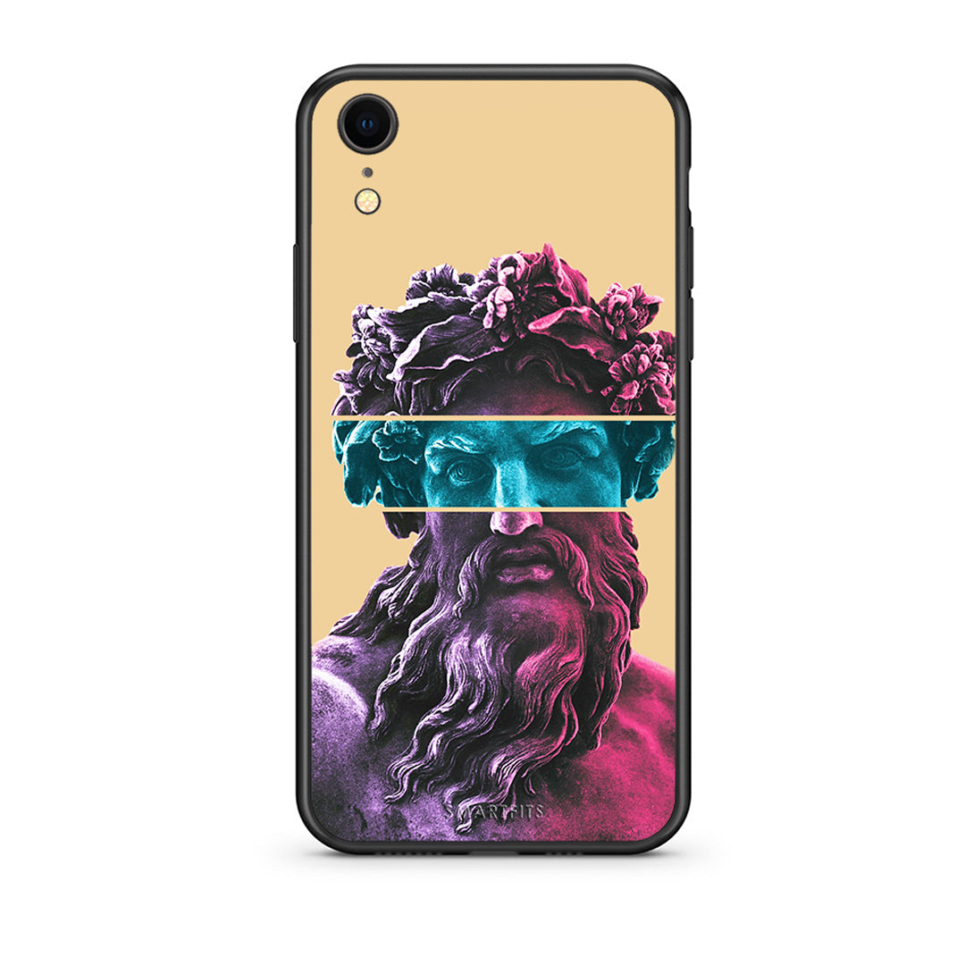 iphone xr Zeus Art Θήκη Αγίου Βαλεντίνου από τη Smartfits με σχέδιο στο πίσω μέρος και μαύρο περίβλημα | Smartphone case with colorful back and black bezels by Smartfits