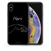 Thumbnail for Θήκη Αγίου Βαλεντίνου iPhone Xs Max Aeshetic Love 1 από τη Smartfits με σχέδιο στο πίσω μέρος και μαύρο περίβλημα | iPhone Xs Max Aeshetic Love 1 case with colorful back and black bezels