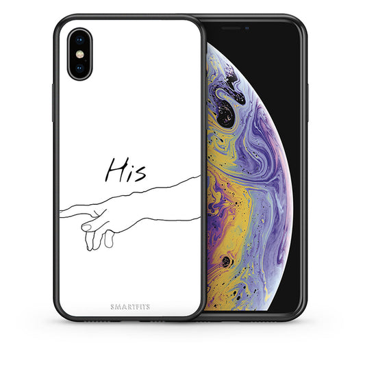 Θήκη Αγίου Βαλεντίνου iPhone X / Xs Aeshetic Love 2 από τη Smartfits με σχέδιο στο πίσω μέρος και μαύρο περίβλημα | iPhone X / Xs Aeshetic Love 2 case with colorful back and black bezels