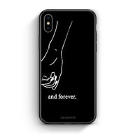 Thumbnail for iphone xs max Always & Forever 2 Θήκη Αγίου Βαλεντίνου από τη Smartfits με σχέδιο στο πίσω μέρος και μαύρο περίβλημα | Smartphone case with colorful back and black bezels by Smartfits