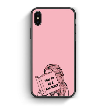iphone xs max Bad Bitch θήκη από τη Smartfits με σχέδιο στο πίσω μέρος και μαύρο περίβλημα | Smartphone case with colorful back and black bezels by Smartfits