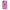 iPhone X/Xs Blue Eye Pink θήκη από τη Smartfits με σχέδιο στο πίσω μέρος και μαύρο περίβλημα | Smartphone case with colorful back and black bezels by Smartfits