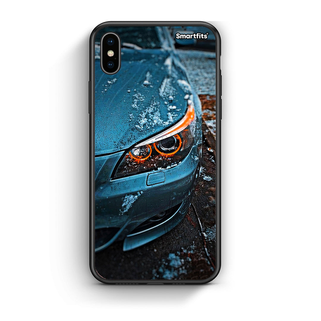 iPhone X / Xs Bmw E60 Θήκη από τη Smartfits με σχέδιο στο πίσω μέρος και μαύρο περίβλημα | Smartphone case with colorful back and black bezels by Smartfits