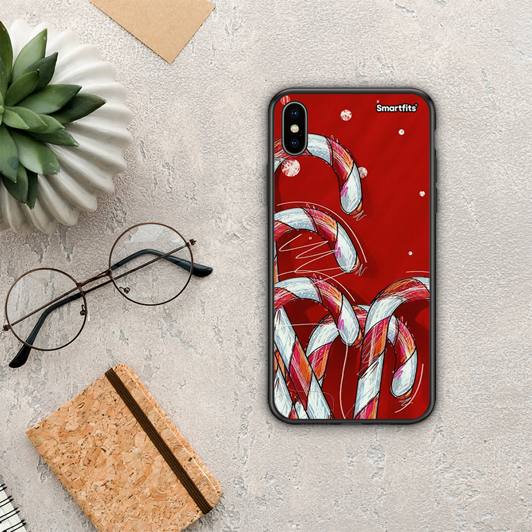 Candy Cane - iPhone X / Xs θήκη