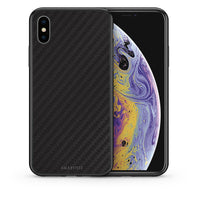 Thumbnail for Θήκη iPhone X/Xs Carbon Black από τη Smartfits με σχέδιο στο πίσω μέρος και μαύρο περίβλημα | iPhone X/Xs Carbon Black case with colorful back and black bezels