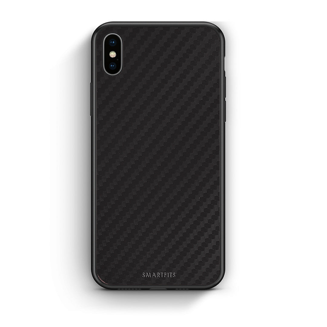 iPhone X/Xs Carbon Black θήκη από τη Smartfits με σχέδιο στο πίσω μέρος και μαύρο περίβλημα | Smartphone case with colorful back and black bezels by Smartfits