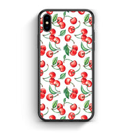 Thumbnail for iphone xs max Cherry Summer θήκη από τη Smartfits με σχέδιο στο πίσω μέρος και μαύρο περίβλημα | Smartphone case with colorful back and black bezels by Smartfits