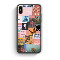 Thumbnail for iPhone X / Xs Collage Bitchin Θήκη Αγίου Βαλεντίνου από τη Smartfits με σχέδιο στο πίσω μέρος και μαύρο περίβλημα | Smartphone case with colorful back and black bezels by Smartfits