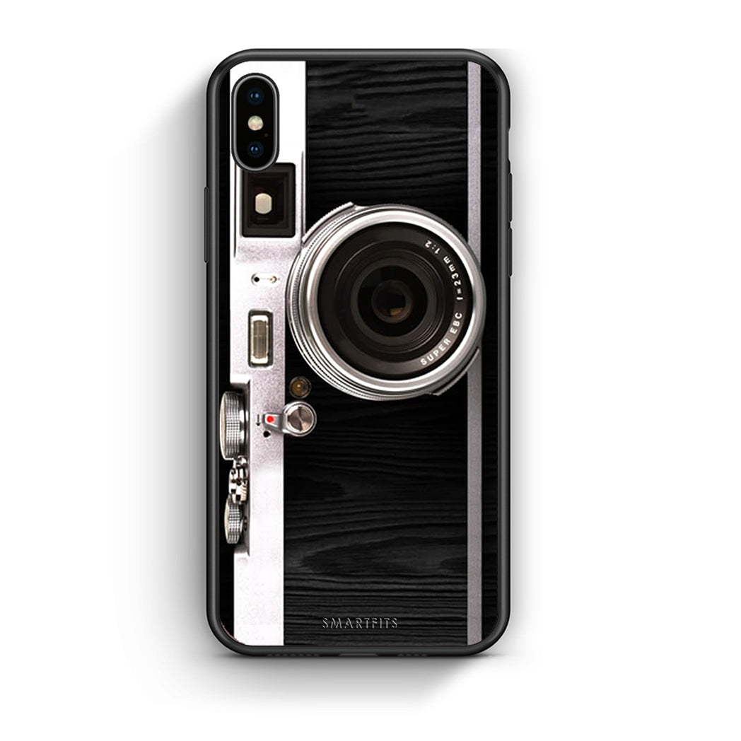 iphone xs max Emily In Paris θήκη από τη Smartfits με σχέδιο στο πίσω μέρος και μαύρο περίβλημα | Smartphone case with colorful back and black bezels by Smartfits