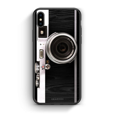 iphone xs max Emily In Paris θήκη από τη Smartfits με σχέδιο στο πίσω μέρος και μαύρο περίβλημα | Smartphone case with colorful back and black bezels by Smartfits