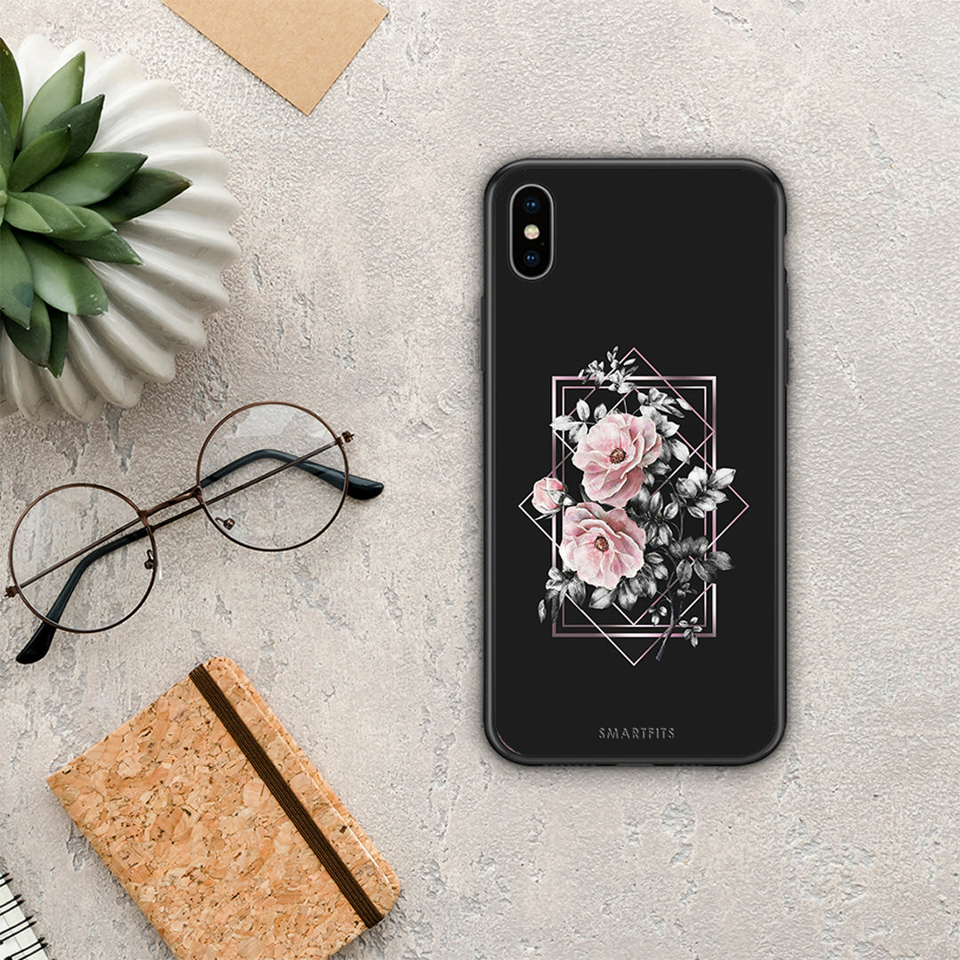 Flower Frame - iPhone Xs Max θήκη