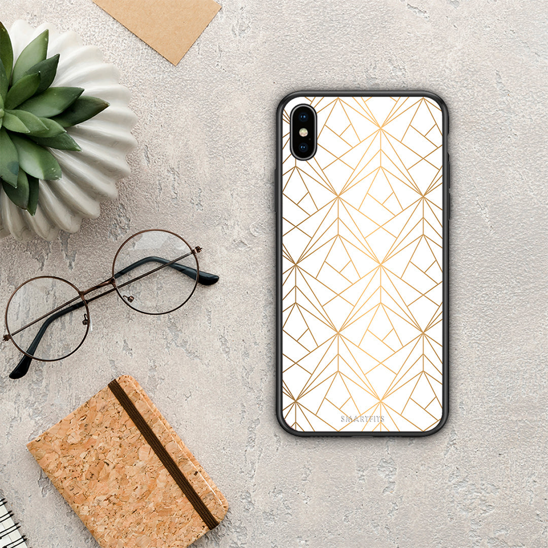 Geometric Luxury White - iPhone Xs Max θήκη