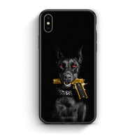 Thumbnail for iPhone X / Xs Golden Gun Θήκη Αγίου Βαλεντίνου από τη Smartfits με σχέδιο στο πίσω μέρος και μαύρο περίβλημα | Smartphone case with colorful back and black bezels by Smartfits