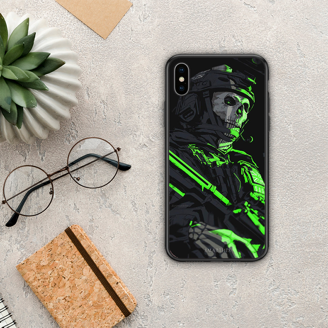 Green Soldier - iPhone X / Xs θήκη