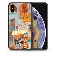 Thumbnail for Θήκη Αγίου Βαλεντίνου iPhone X / Xs Groovy Babe από τη Smartfits με σχέδιο στο πίσω μέρος και μαύρο περίβλημα | iPhone X / Xs Groovy Babe case with colorful back and black bezels