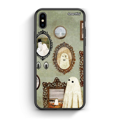 iphone xs max Halloween Ghost Season Θήκη από τη Smartfits με σχέδιο στο πίσω μέρος και μαύρο περίβλημα | Smartphone case with colorful back and black bezels by Smartfits
