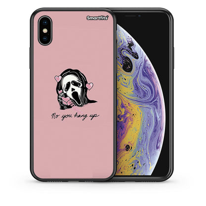 Θήκη iPhone Xs Max Halloween Hang Up από τη Smartfits με σχέδιο στο πίσω μέρος και μαύρο περίβλημα | iPhone Xs Max Halloween Hang Up case with colorful back and black bezels