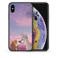 Thumbnail for Θήκη iPhone Xs Max Lady And Tramp από τη Smartfits με σχέδιο στο πίσω μέρος και μαύρο περίβλημα | iPhone Xs Max Lady And Tramp case with colorful back and black bezels