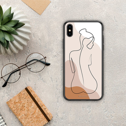 LineArt Woman - iPhone Xs Max θήκη