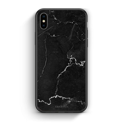 iPhone X/Xs Marble Black θήκη από τη Smartfits με σχέδιο στο πίσω μέρος και μαύρο περίβλημα | Smartphone case with colorful back and black bezels by Smartfits